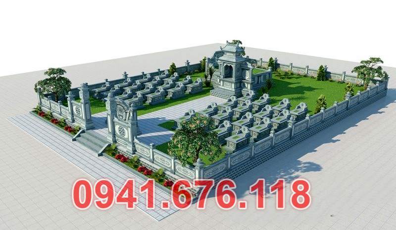 98+ khuôn viên lăng mộ đá xanh rêu bán kon tum