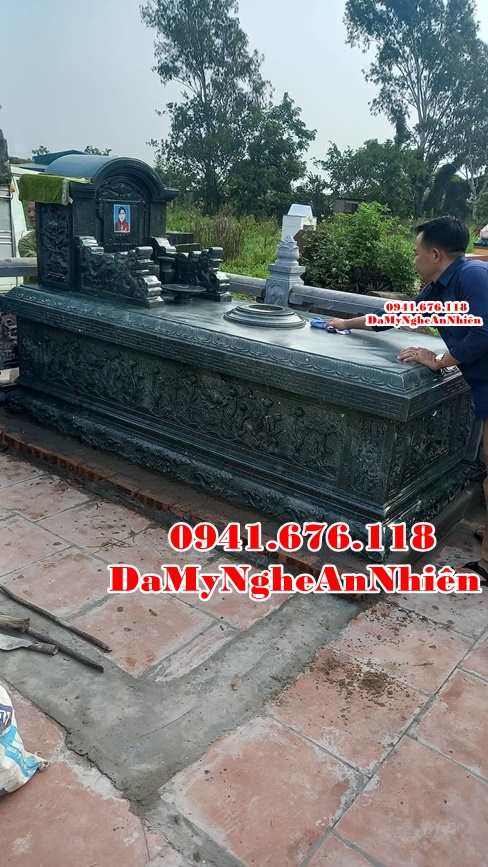 072 Mẫu mộ đá trong nhà mồ đẹp bán tại Bà Rịa Vũng Tàu