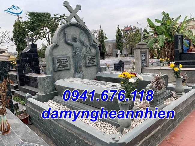 64+ mẫu mộ đá công giáo đẹp bán Hà Tĩnh - Lăng mộ đạo thiên chúa