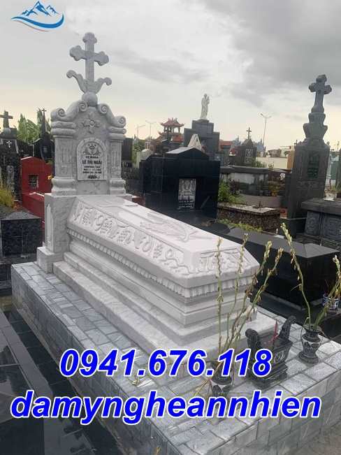 64+ mẫu mộ đá công giáo đẹp bán Hà Tĩnh - Lăng mộ đạo thiên chúa